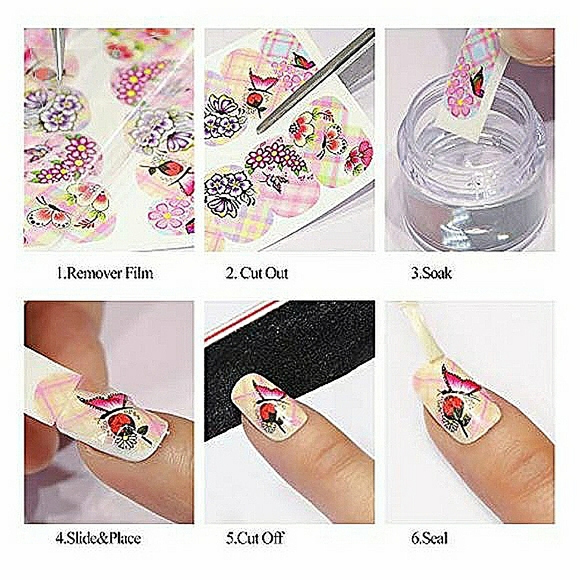 💐4/$16💐 Nail Wrap 🏆HOST PICK🏆 Elegant Rose - Picture 4 of 5